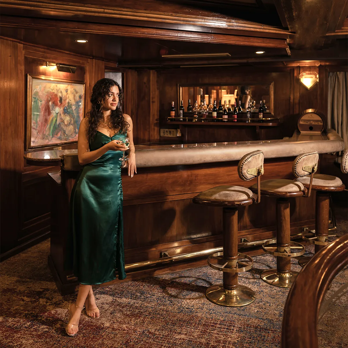 Lounge aboard the MS Salacia Nile Cruise Nile cruise